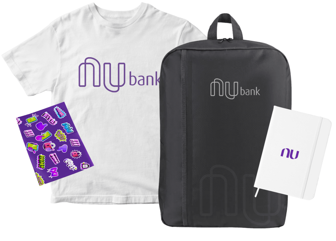 Kit de onboarding com caderno personalizado Will Bank