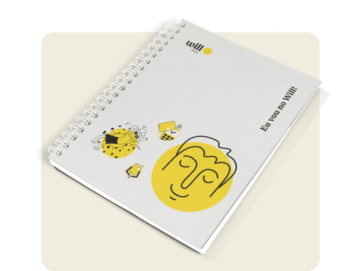 Brindes personalizados preparados para um evento corporativo