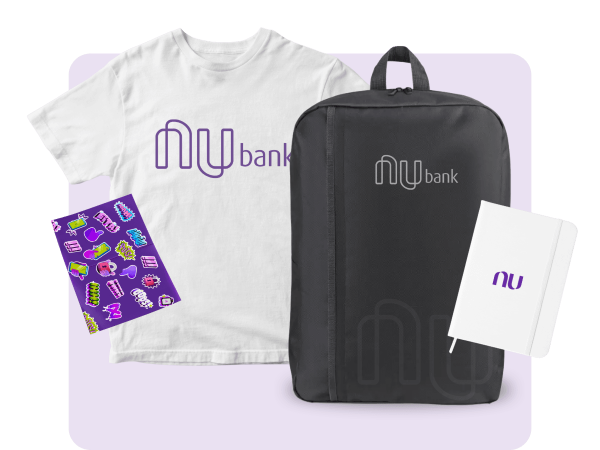 Kit de brindes personalizados para feiras e congressos