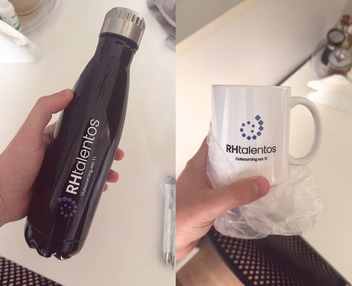 Brindes personalizados entregues pela Vinkule