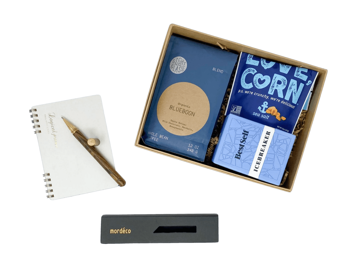 Kit de brindes corporativos personalizados para marketing