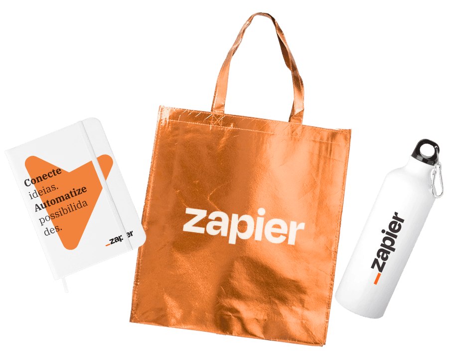 Kit com brindes personalizados para eventos e feiras